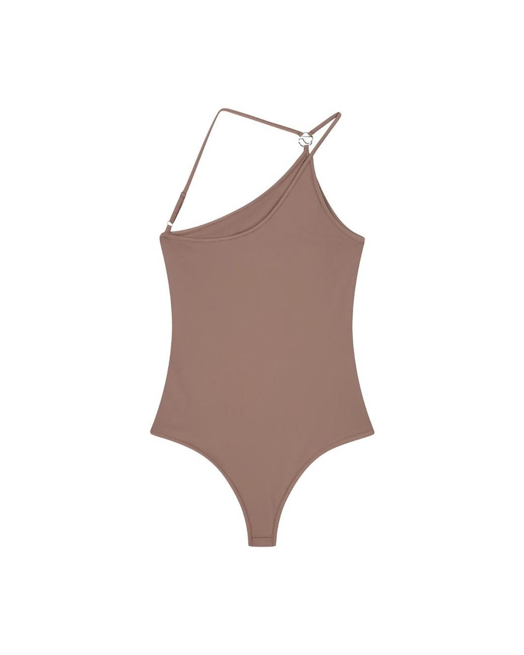 Coperni Brown Badeanzug
