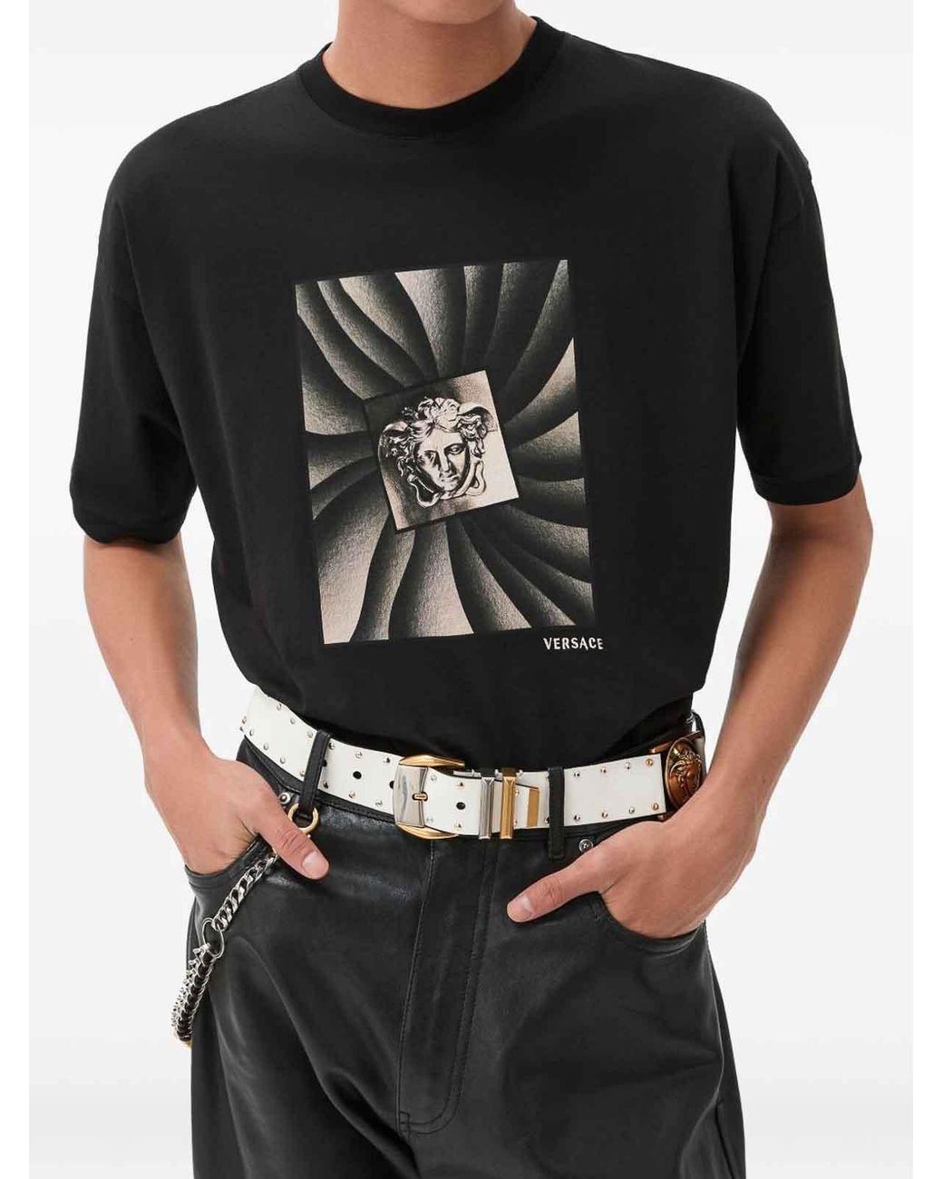 Versace Black T-Shirt for men