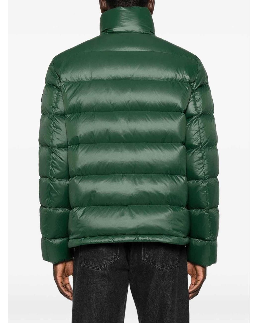 Peuterey Green Keke Puffer Jacket With Pockets for men