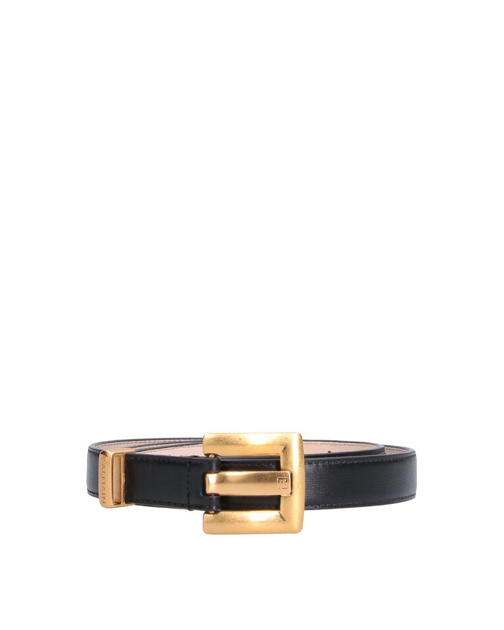 Balmain White Anthem Belt