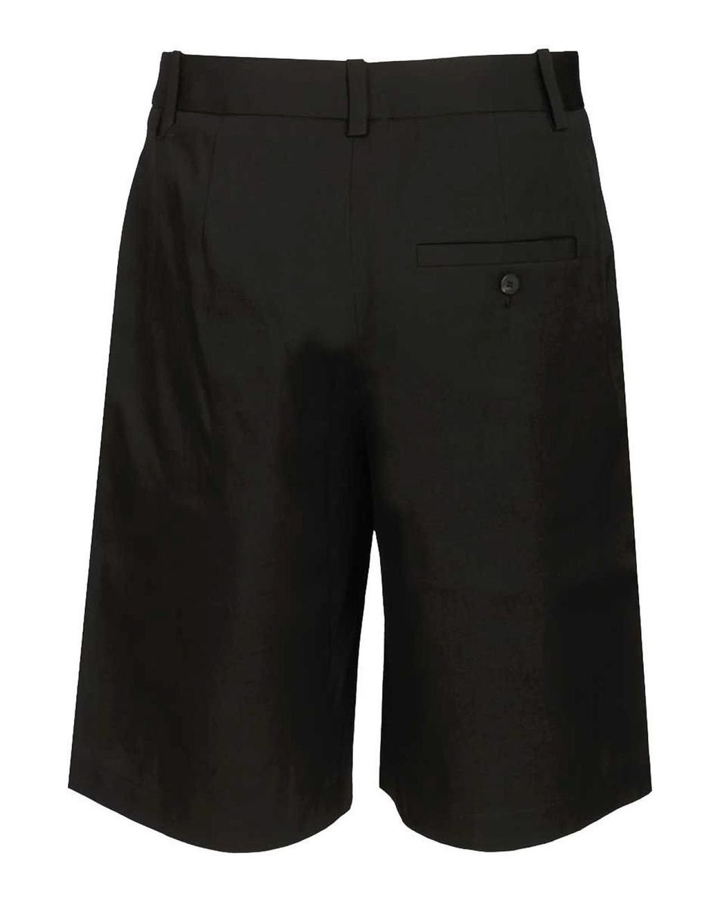 Jacquemus Black Camargue Wool Shorts for men