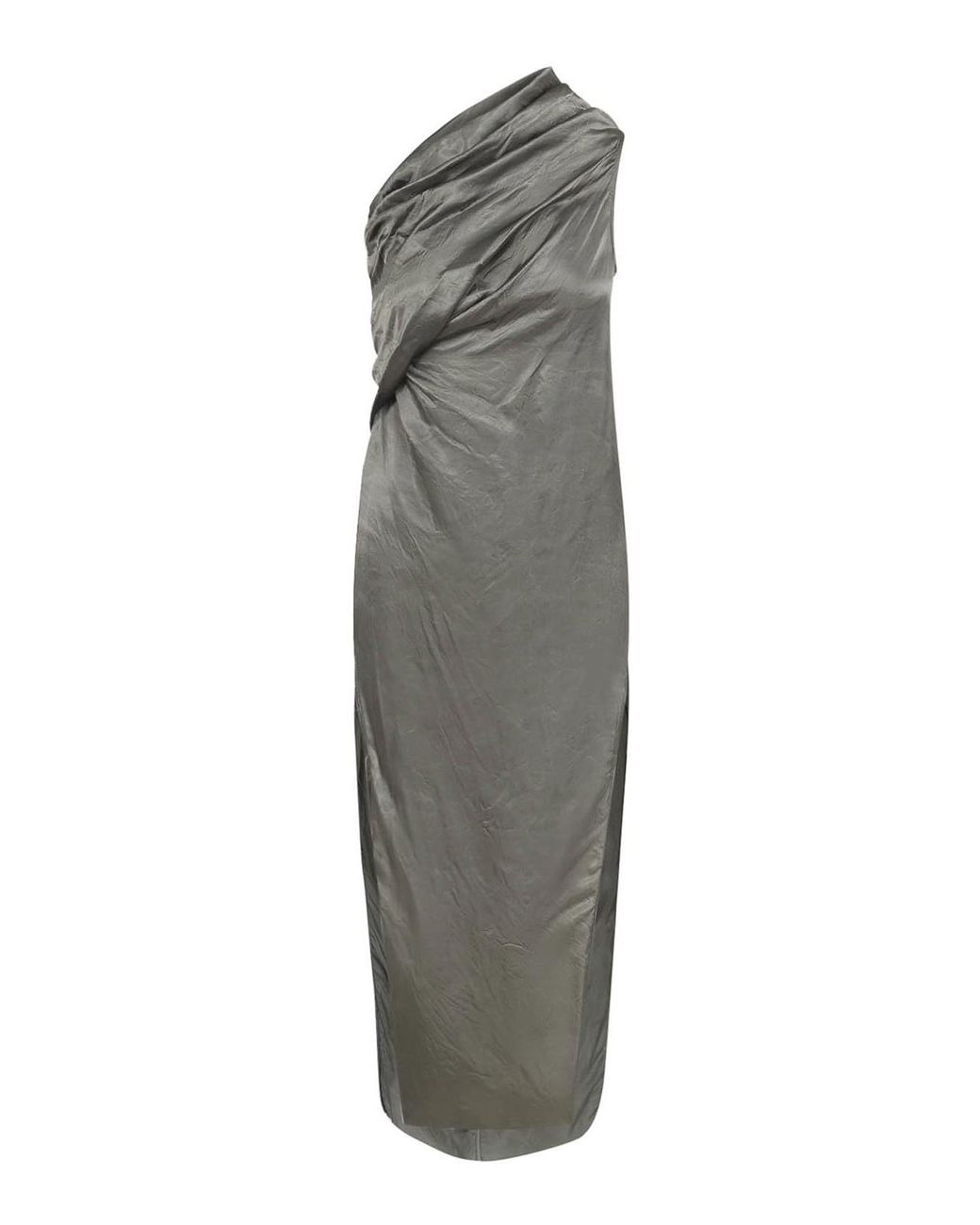 Rick Owens Gray Tailored Firbanks Dress