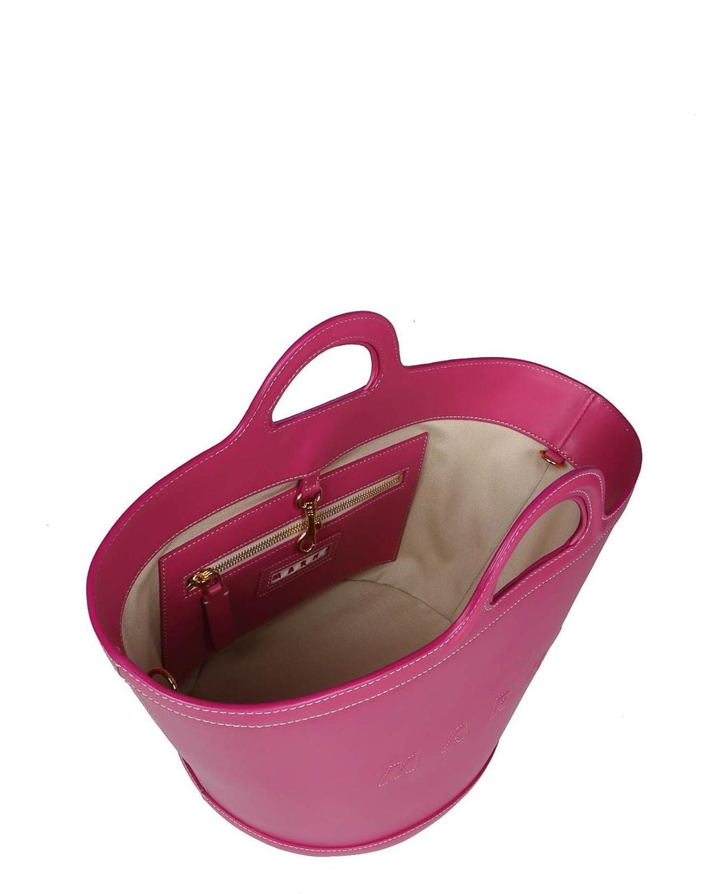 Bolso Shopping Marni de color Pink