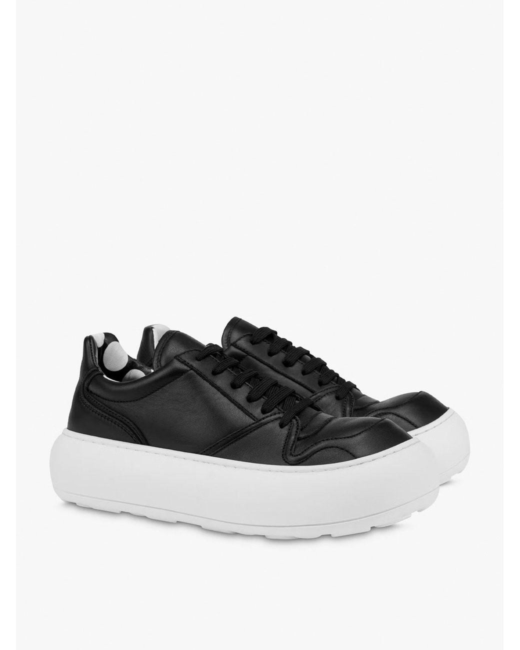 Moschino Black Becco Sneakers for men