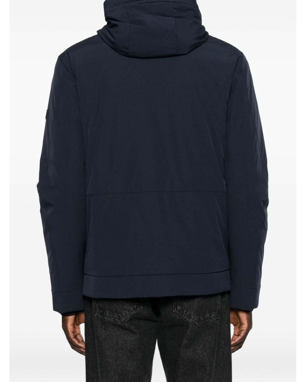 Peuterey Blue Short Technical Jacket for men