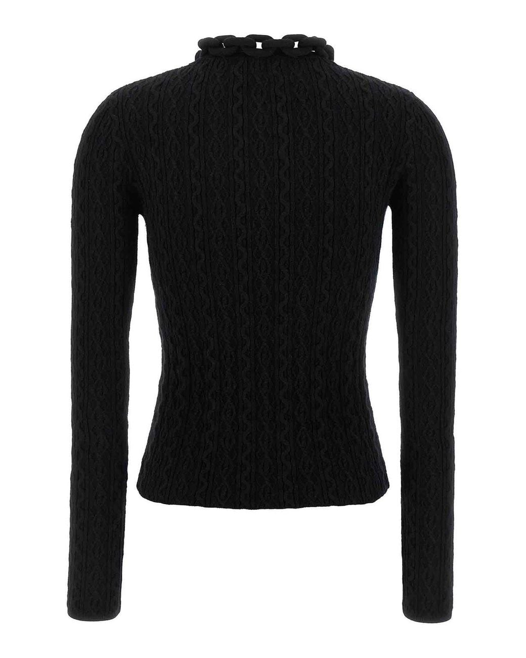 Rabanne Black Necklace Sweater