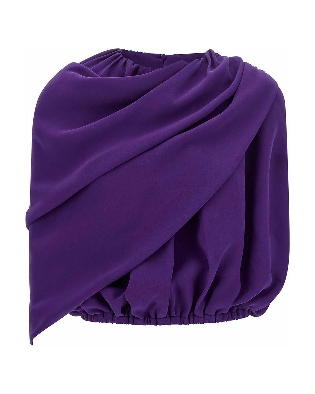 Balenciaga Purple Cape Top