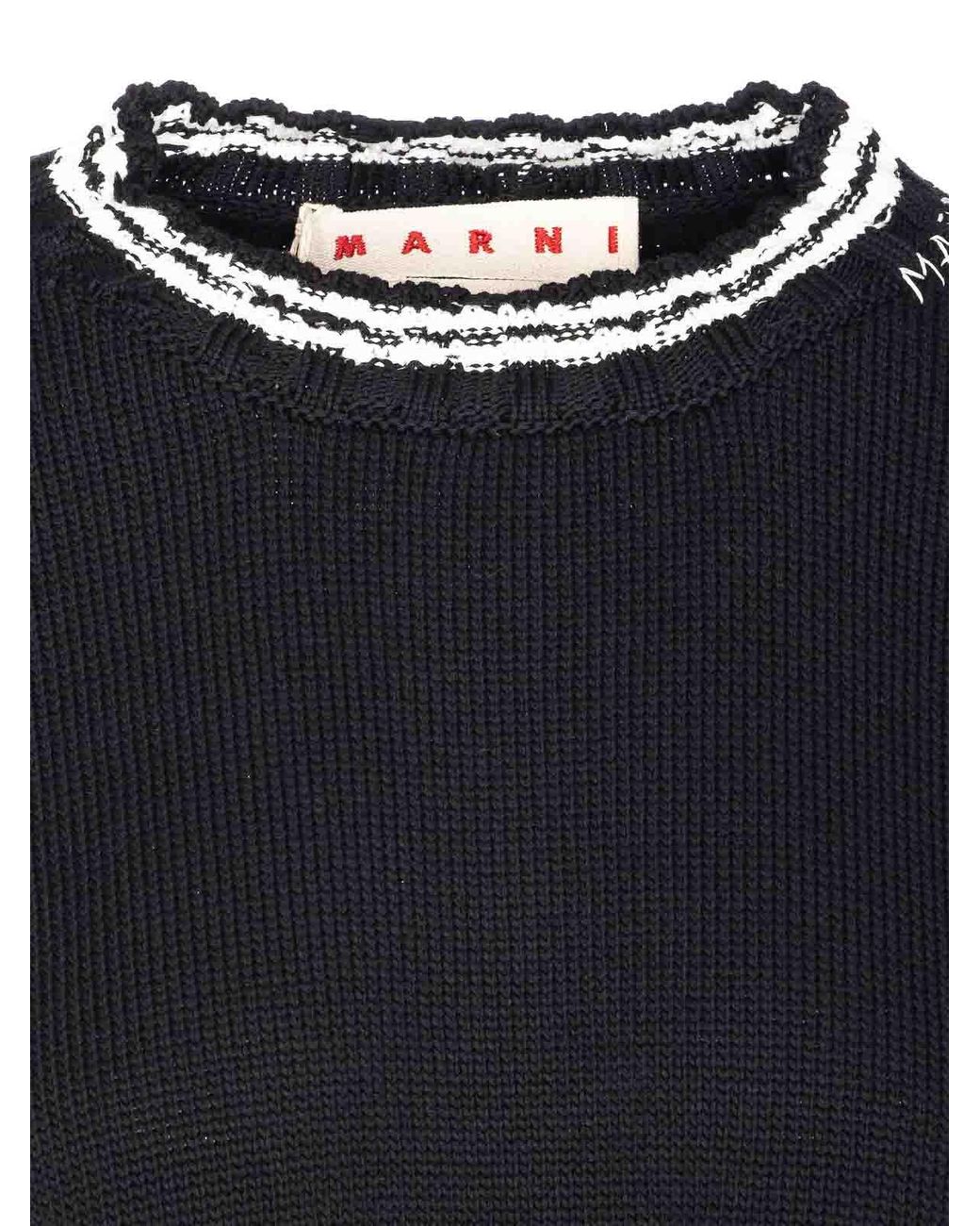Marni Blue Roundneck Sweater