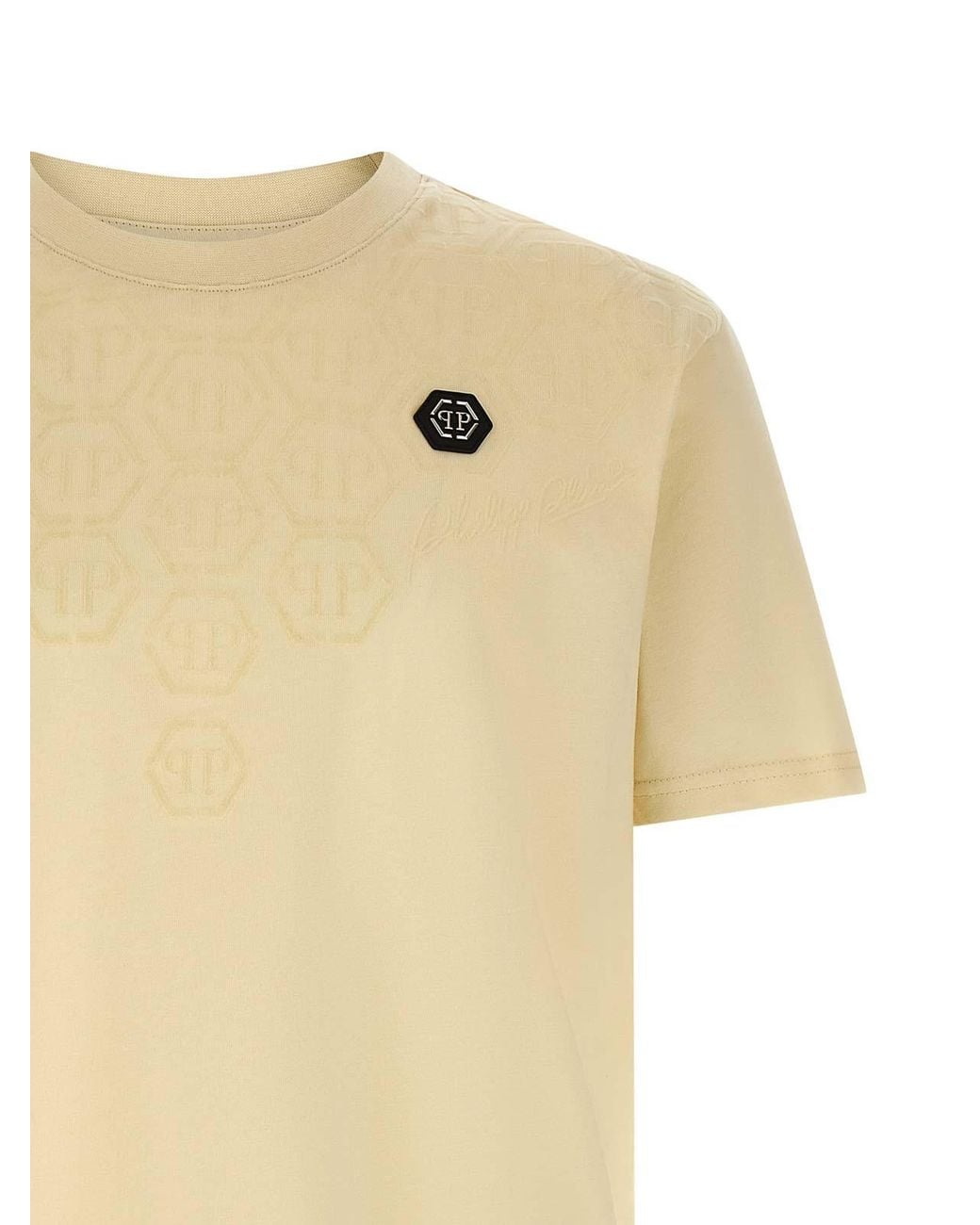 Philipp Plein Natural Monogram T-Shirt for men