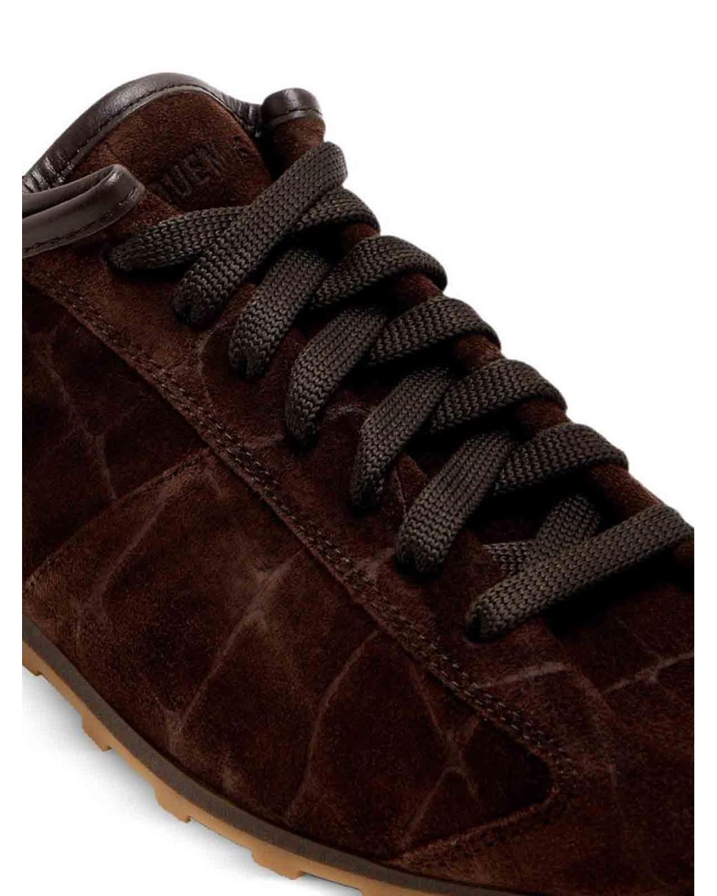 Jacquemus Brown Les Tennis Leather Sneakers for men