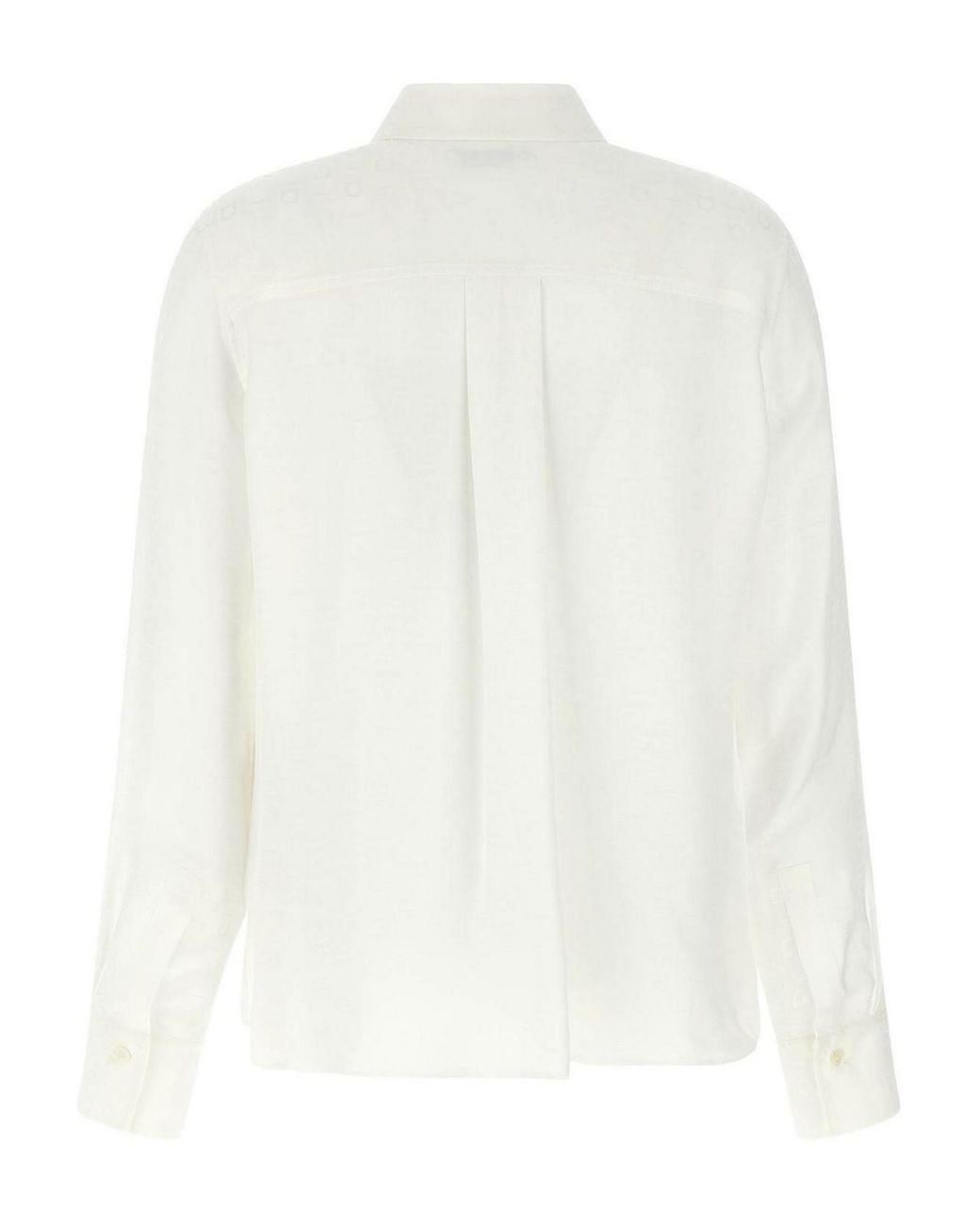 Ferragamo White Monogram Shirt