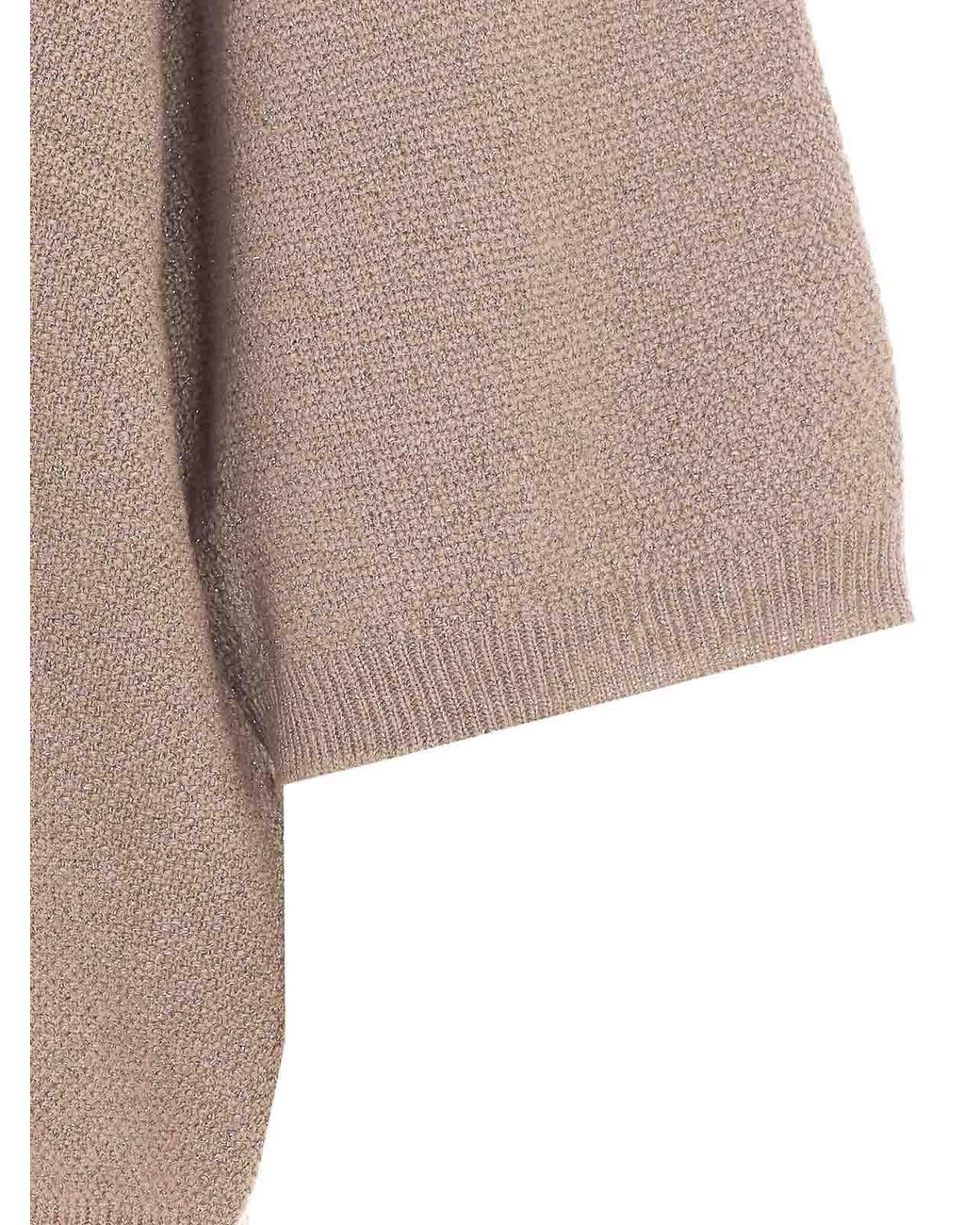 Fabiana Filippi Natural Knitted Hoodie
