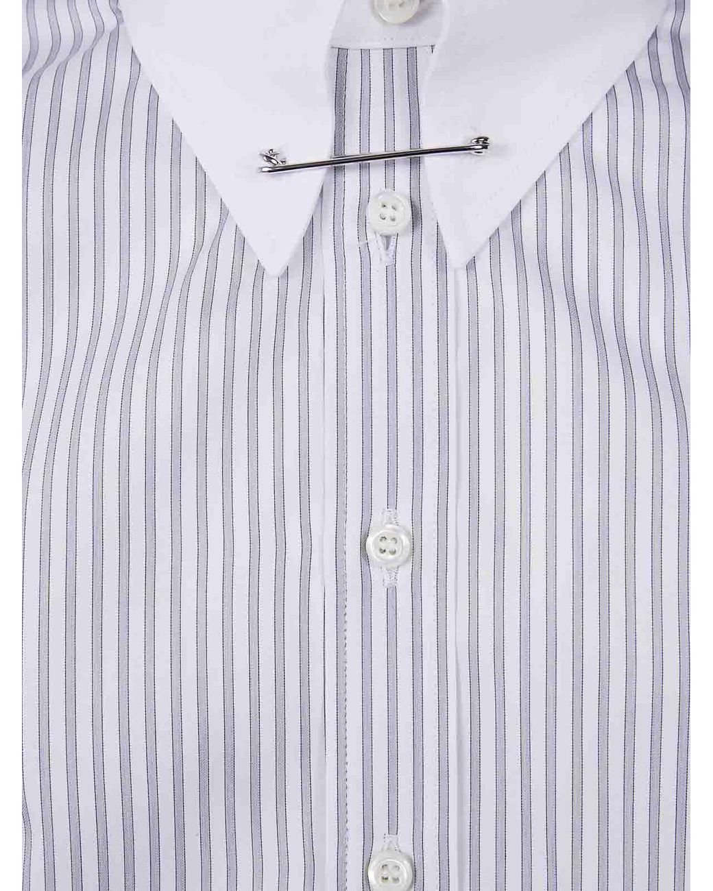 DSquared² White Business Pin Collar Shirt for men