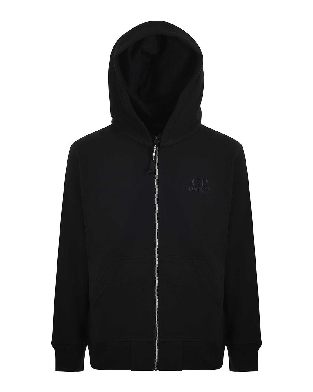 C P Company Black Cotton Sweatshirt for men