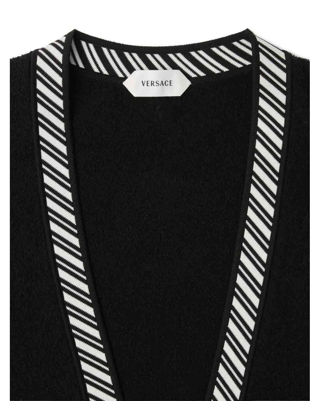 Versace Black Crew-Neck Sweater