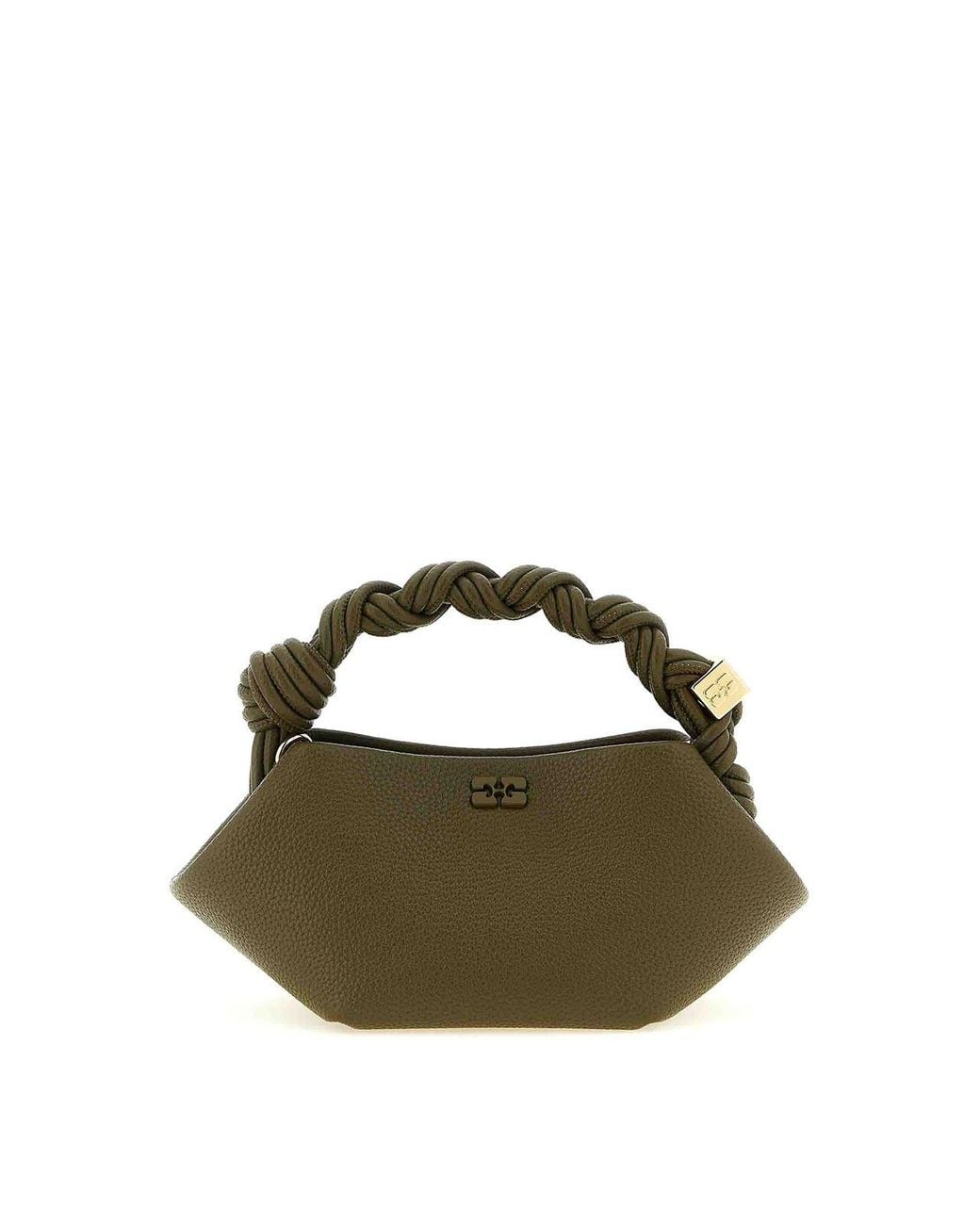 Ganni Green Mini Handbag