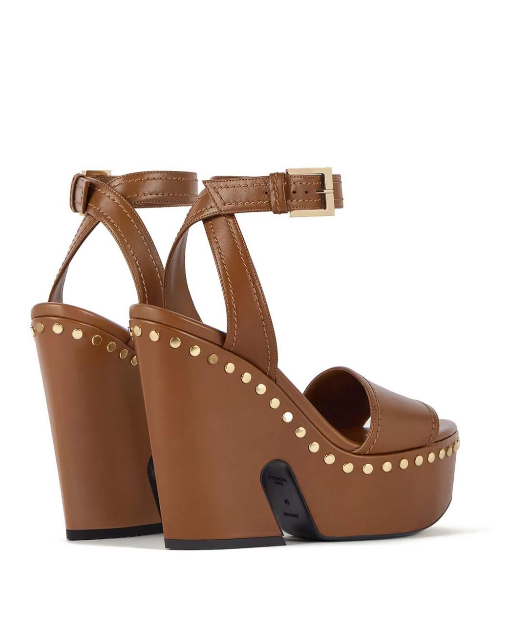 Givenchy Brown Clog Leather Platform S