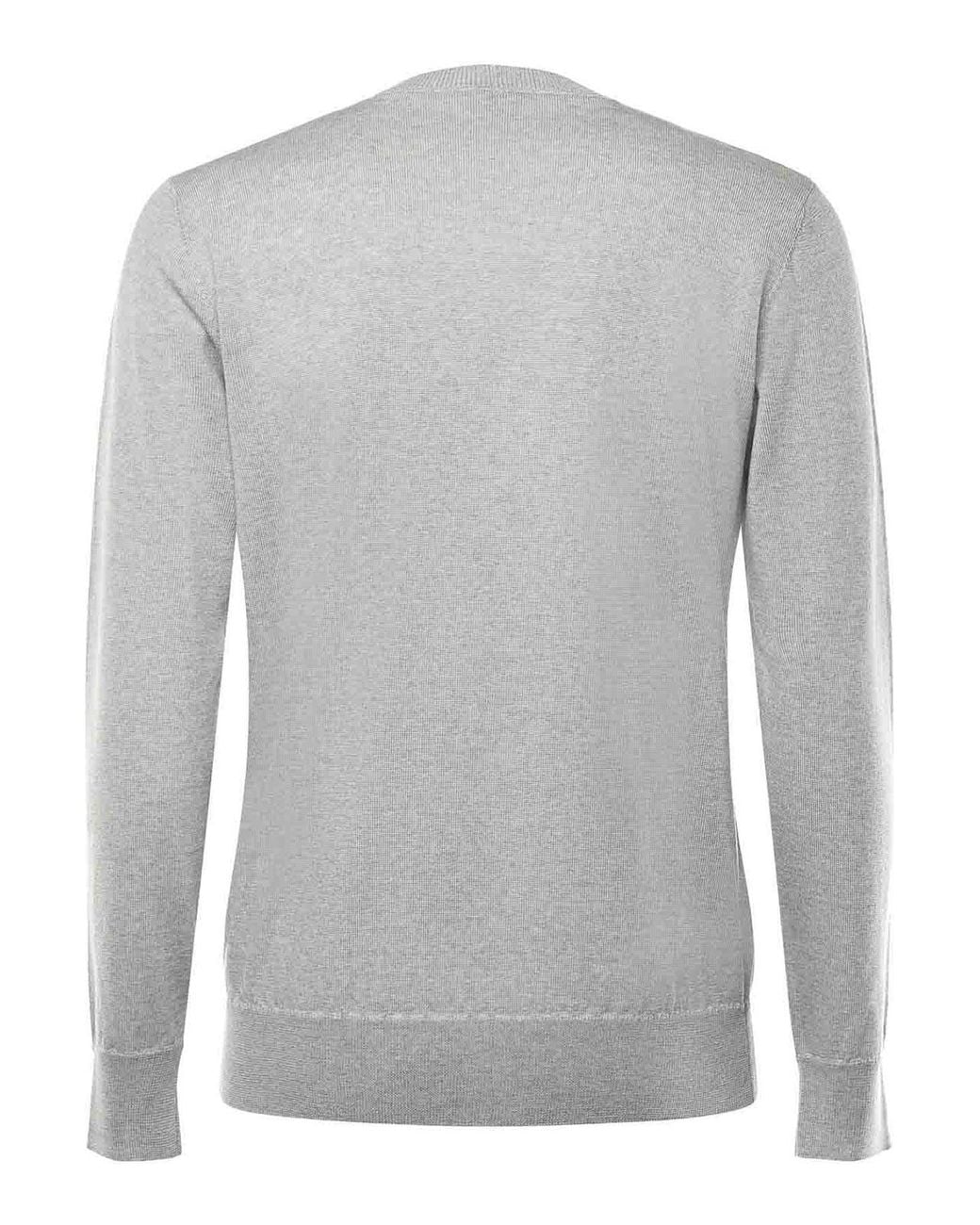 Eleventy Gray Wool Sweater for men