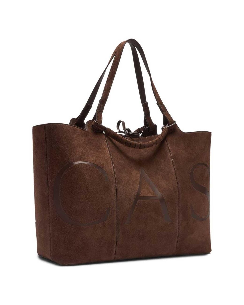 Casadei Brown Leather Tote Bag
