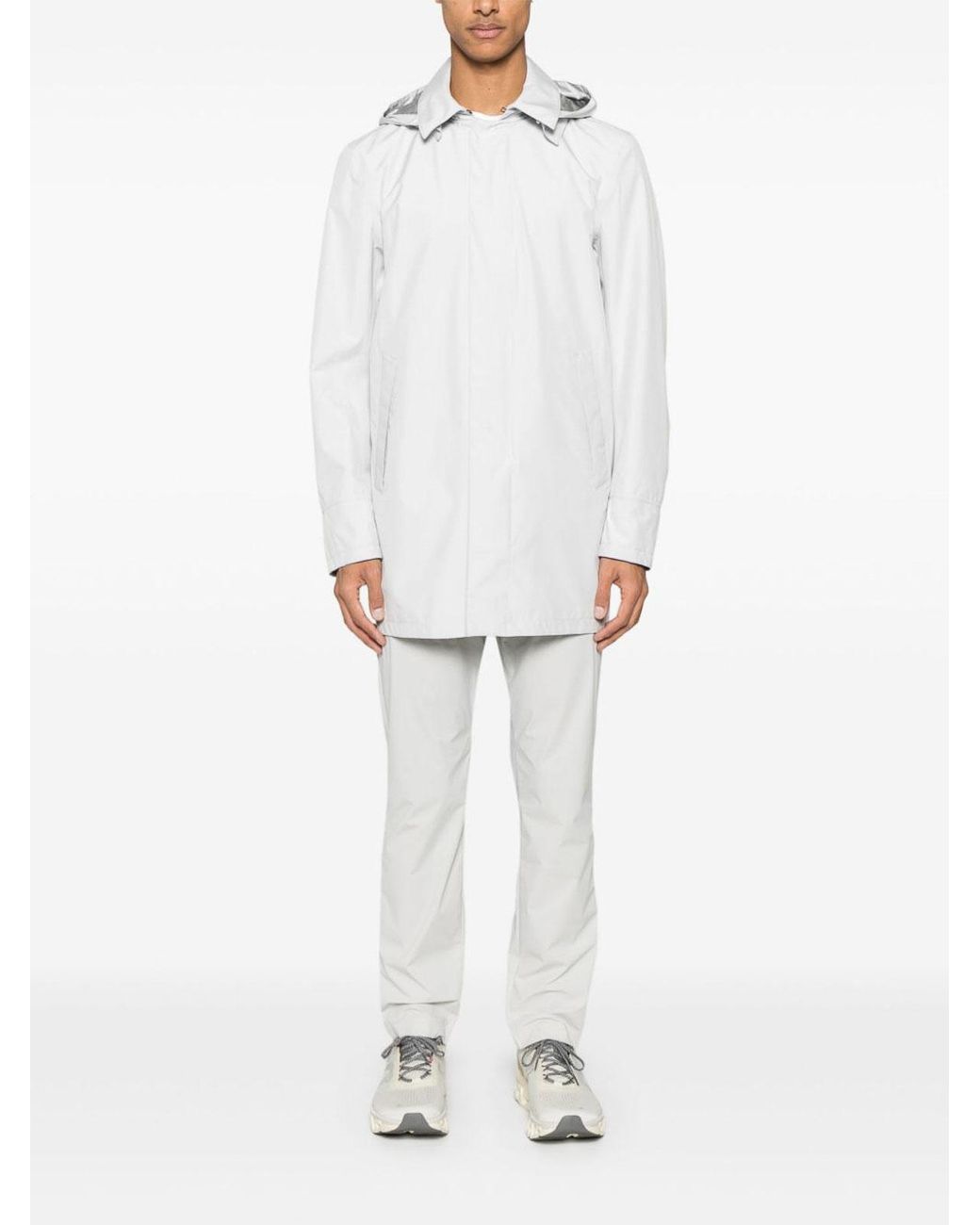 Herno White Pantaloni Chantilly for men