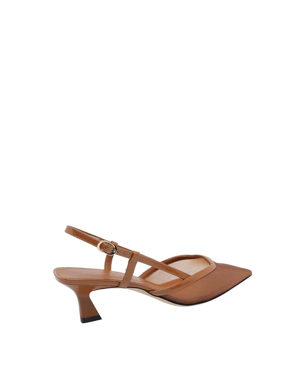 Stuart Weitzman Brown Vinnie Pump Slingback