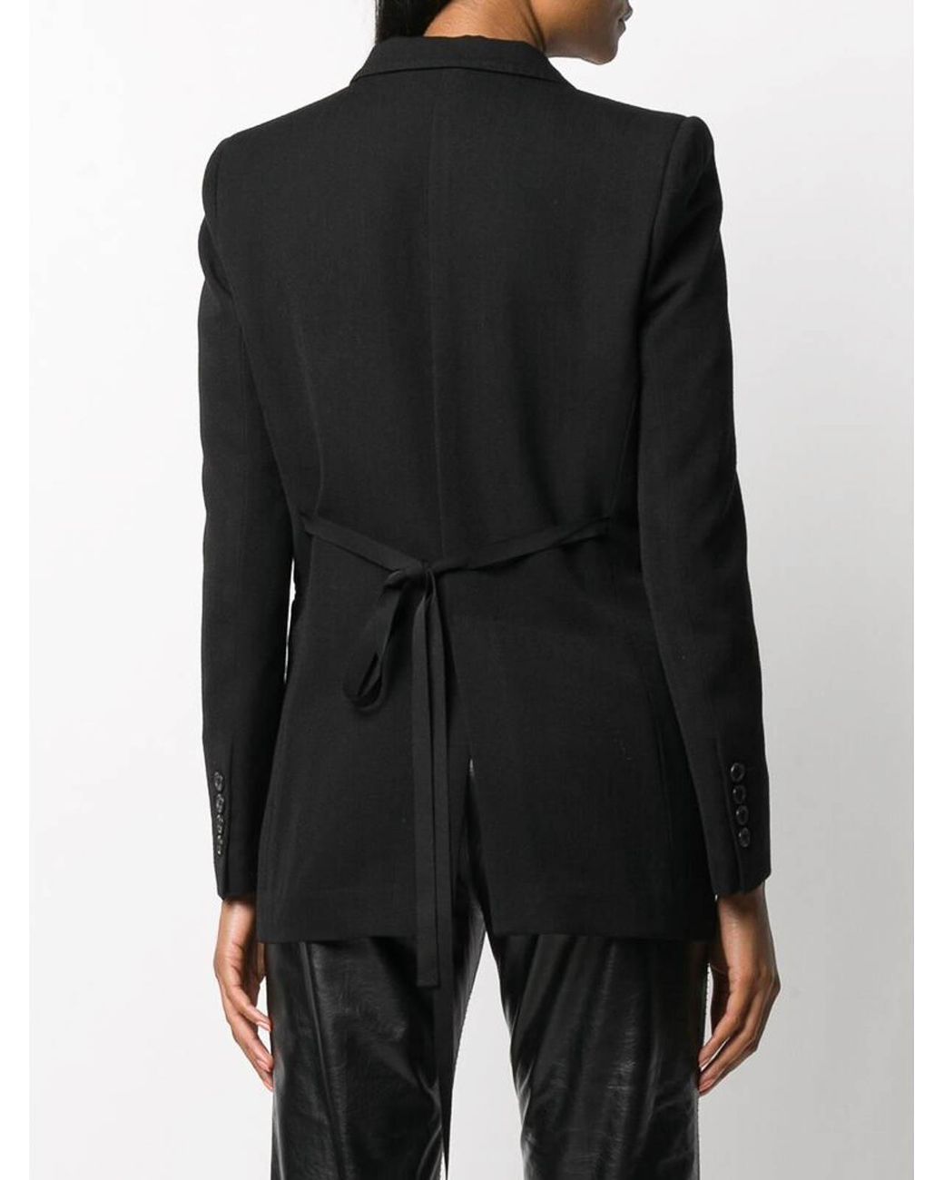 Ann Demeulemeester Black Cavalier Blazer