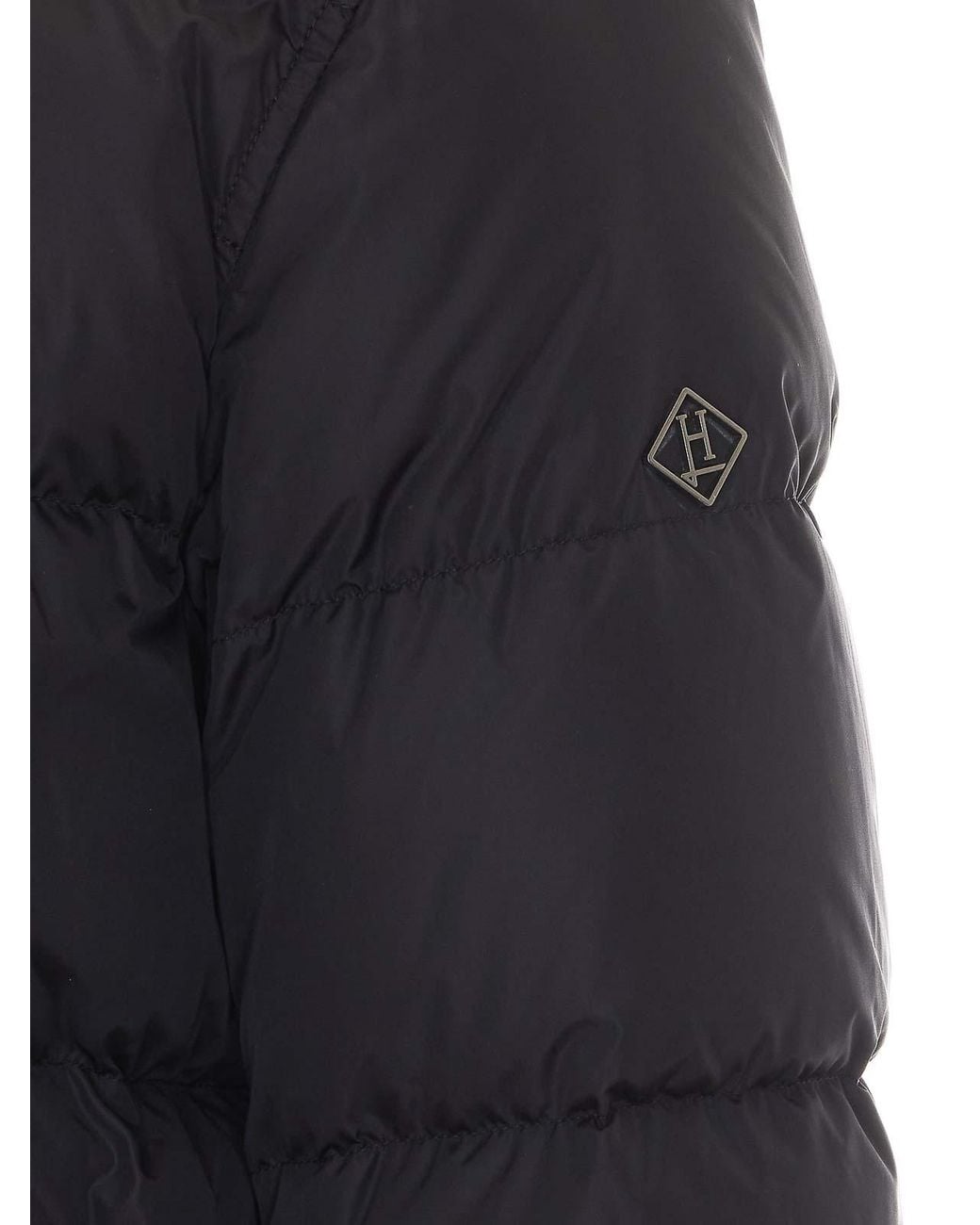 Herno Black Down Jacket for men