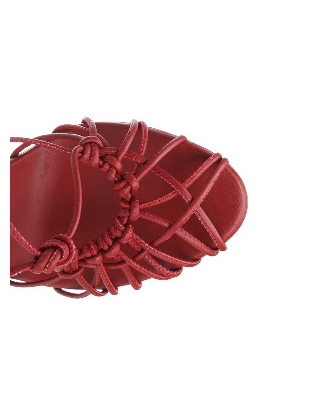 Forte_forte Red Leather Sandals