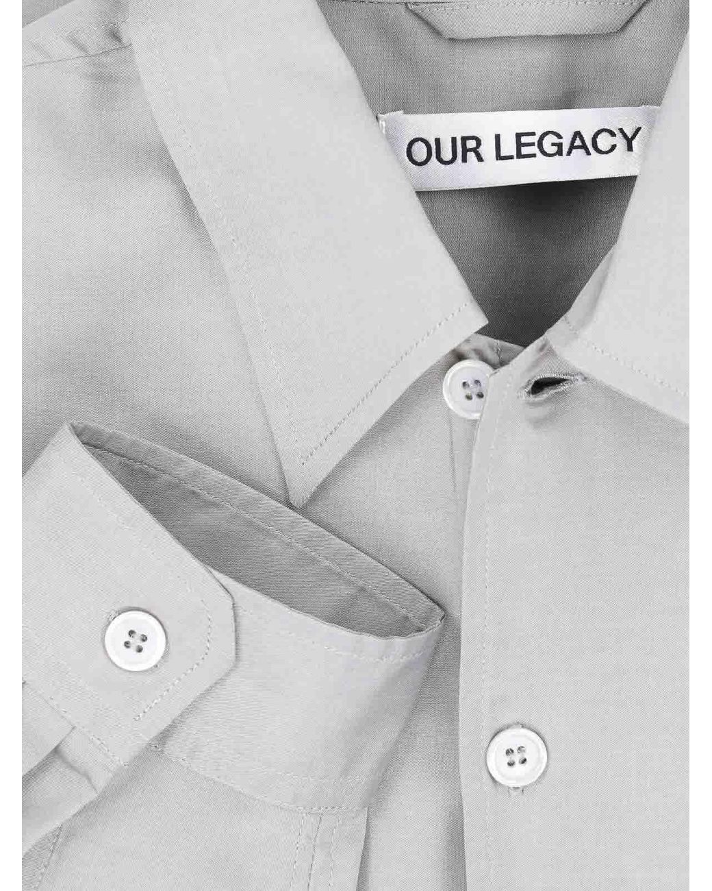 Camisa Our Legacy de hombre de color Gray