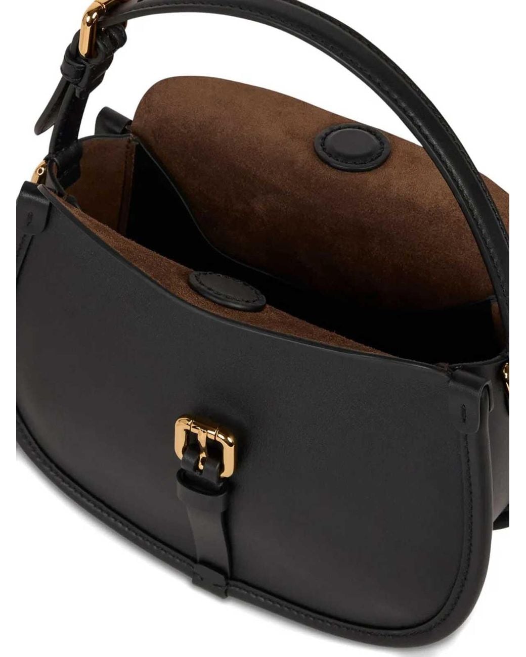 Etro Black Small Leather Crossbody Bag