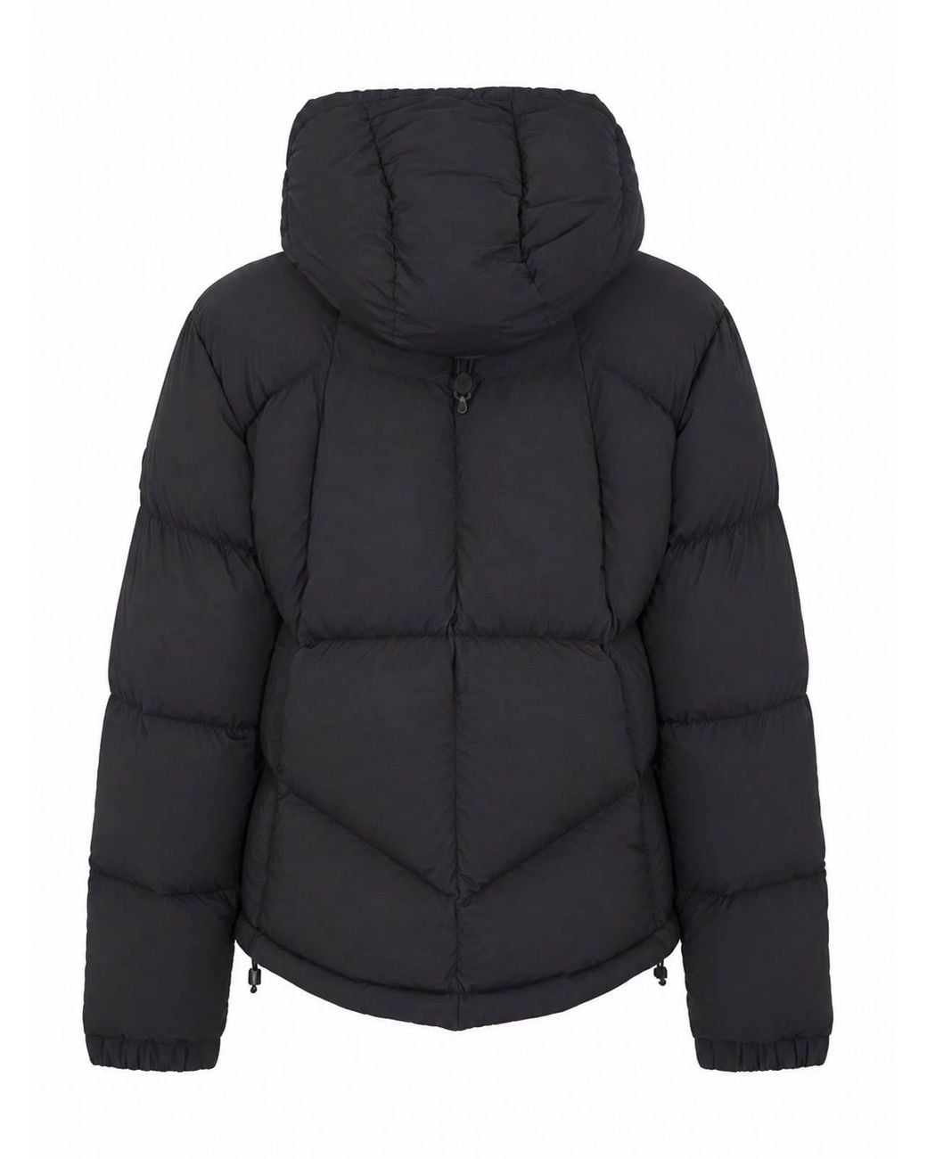 K-Way Black Quill Fancy Nylon Quilted Jacket for men