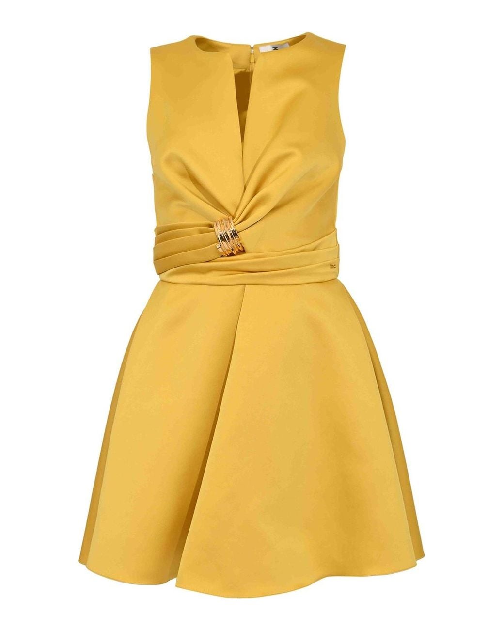 Elisabetta Franchi Yellow Dress