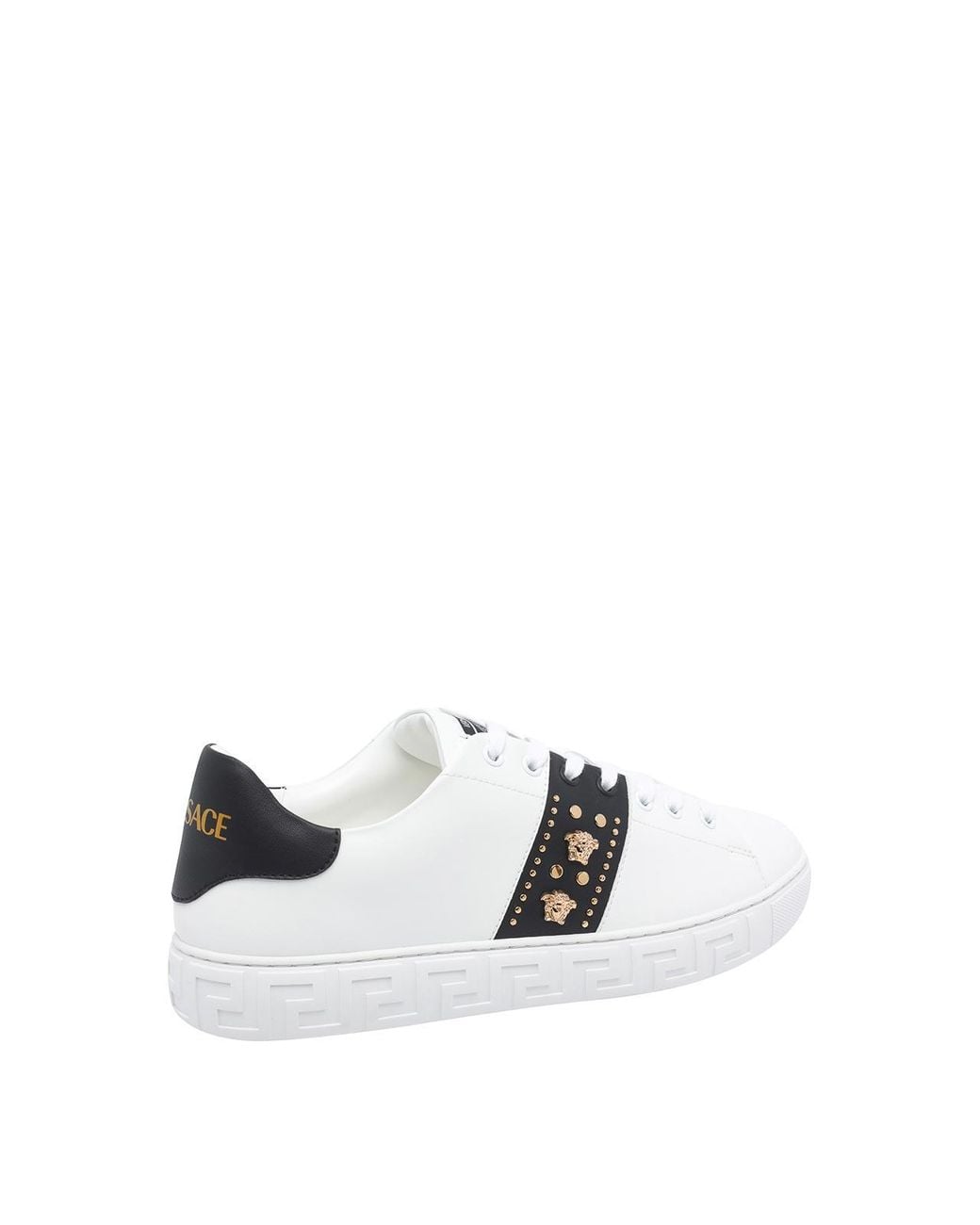Versace White And Medusa Sneakers for men