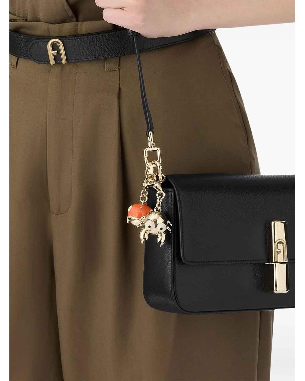 Furla Black Iride S Crossbody