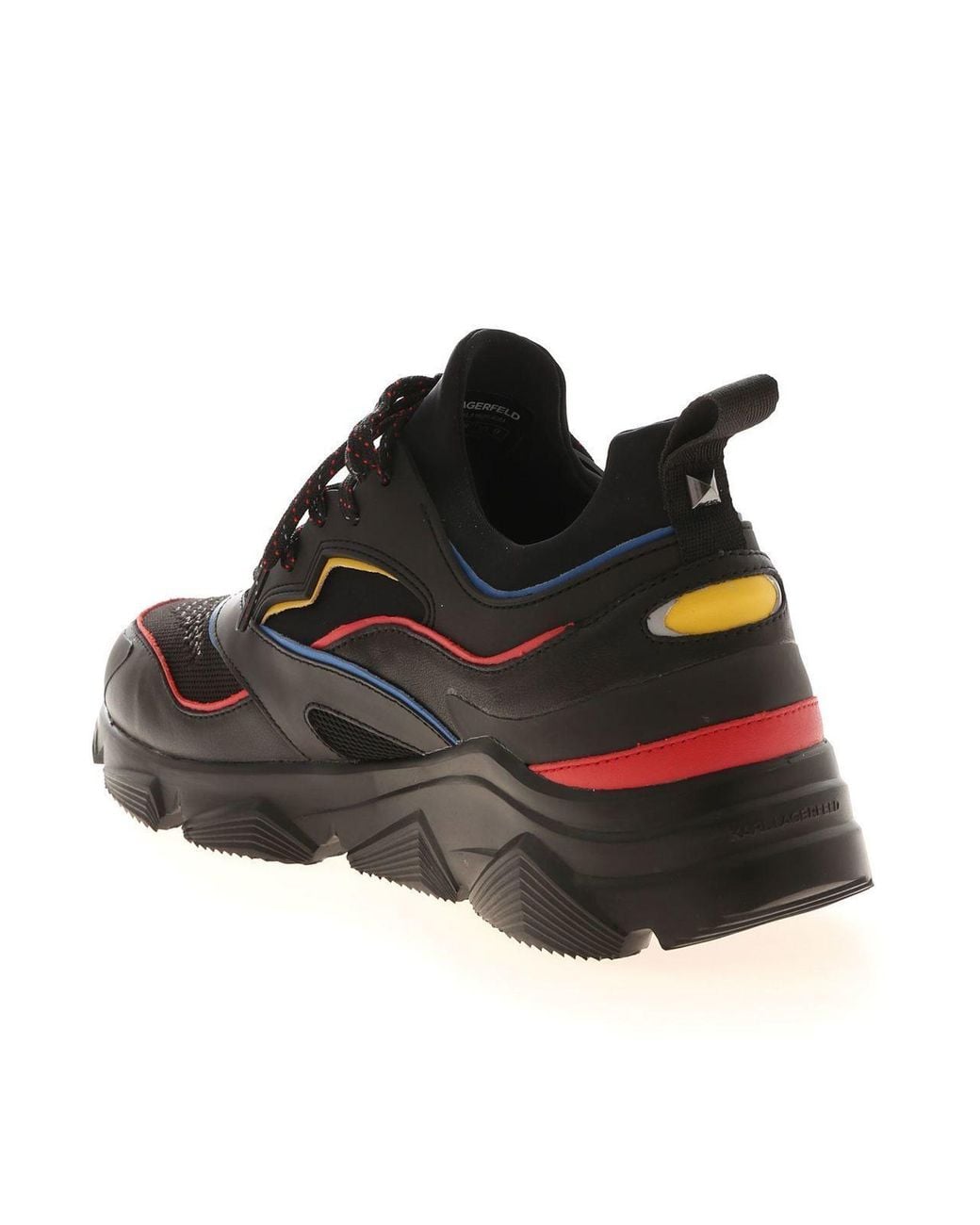 Karl Lagerfeld Black Verge Sneakers for men