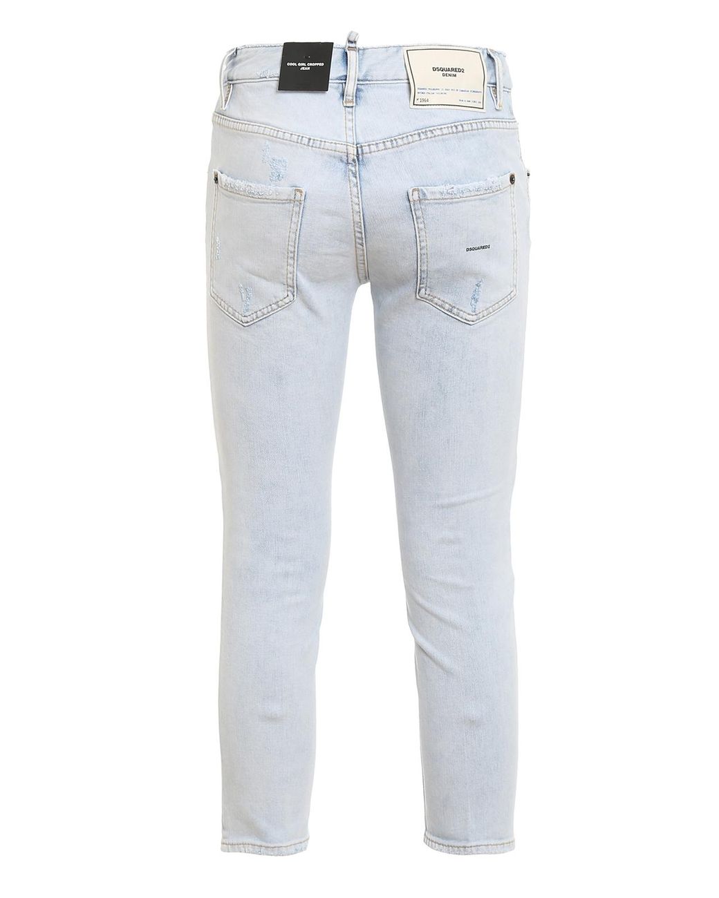 DSquared² Blue Cool Girl Cropped Jeans