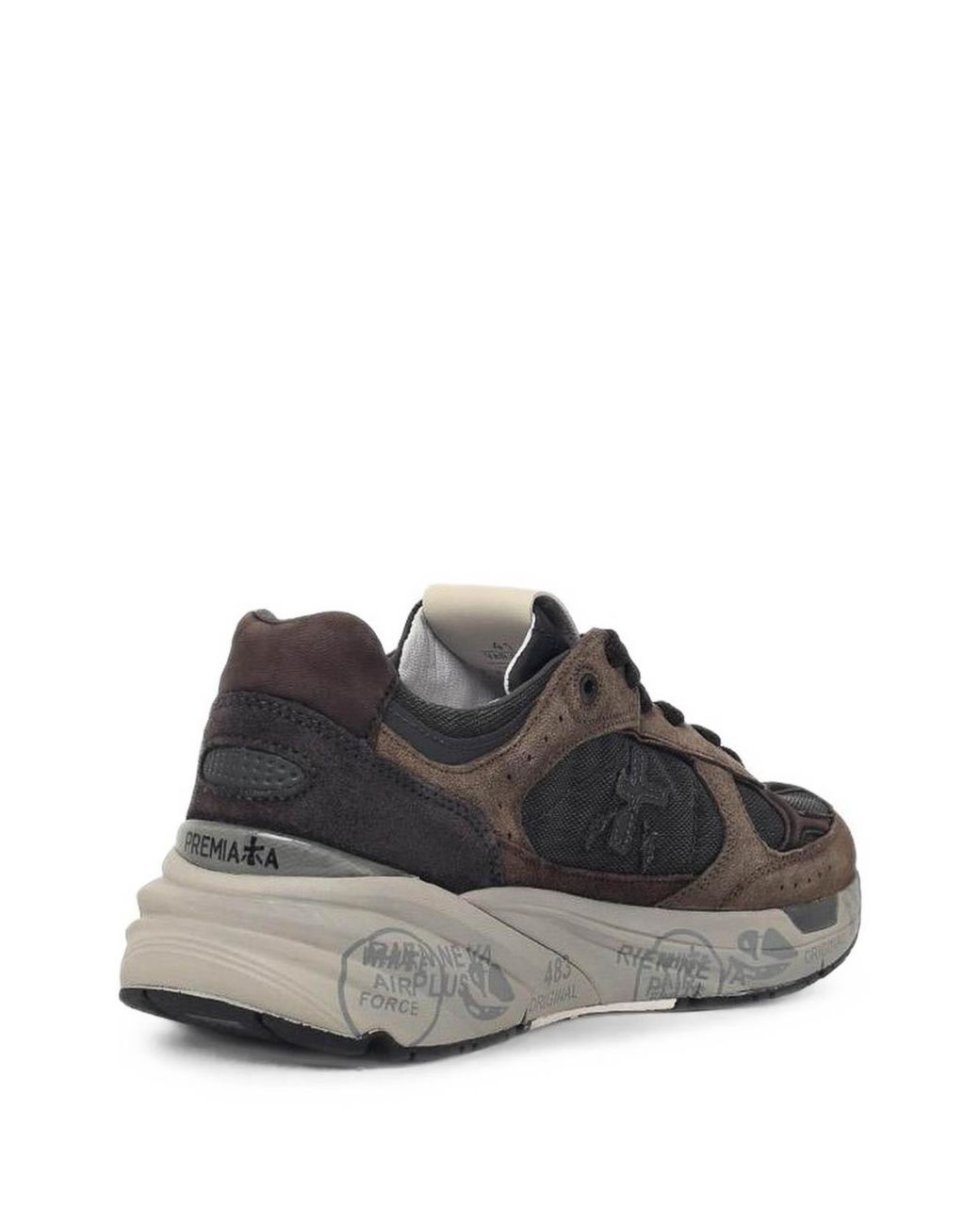 Premiata Brown Suede Sneakers for men