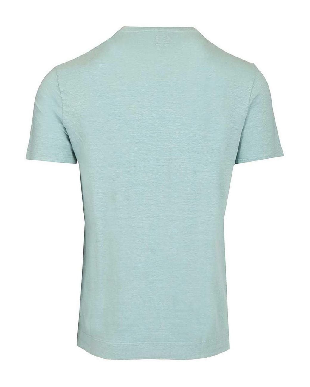 Fedeli Green Crew Neck T-Shirt for men