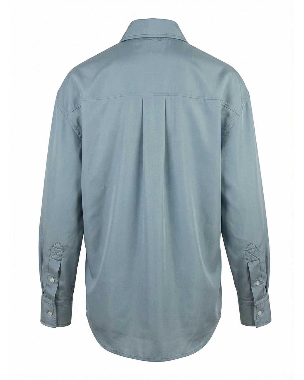 Bottega Veneta Blue Washed Parachute Shirt