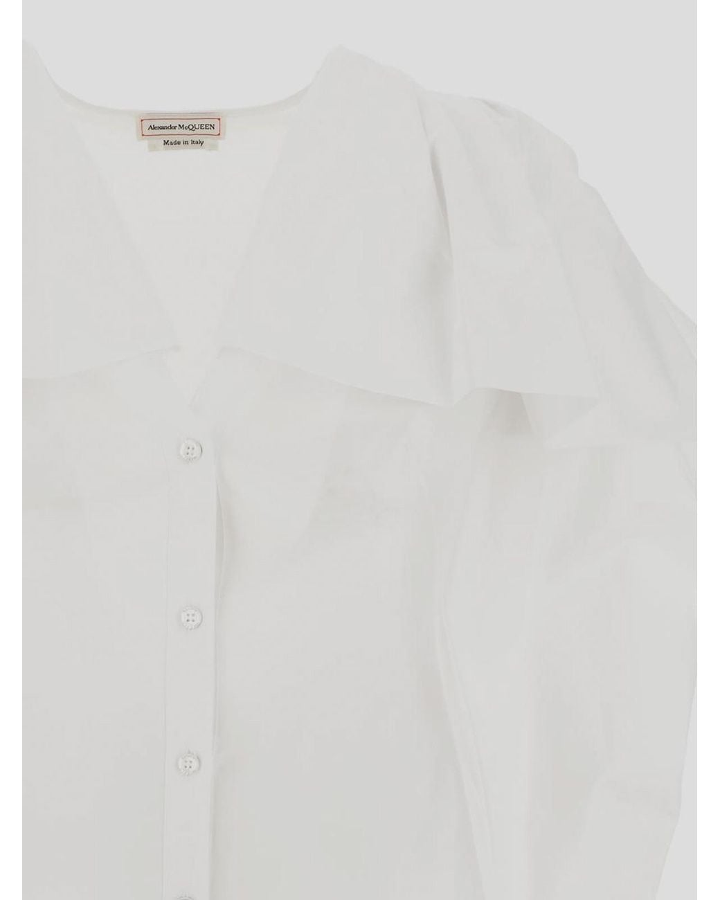 McQueen White Shirts