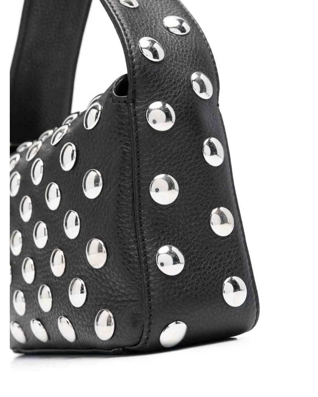 Khaite Black Elena Small Studded Leather Handbag