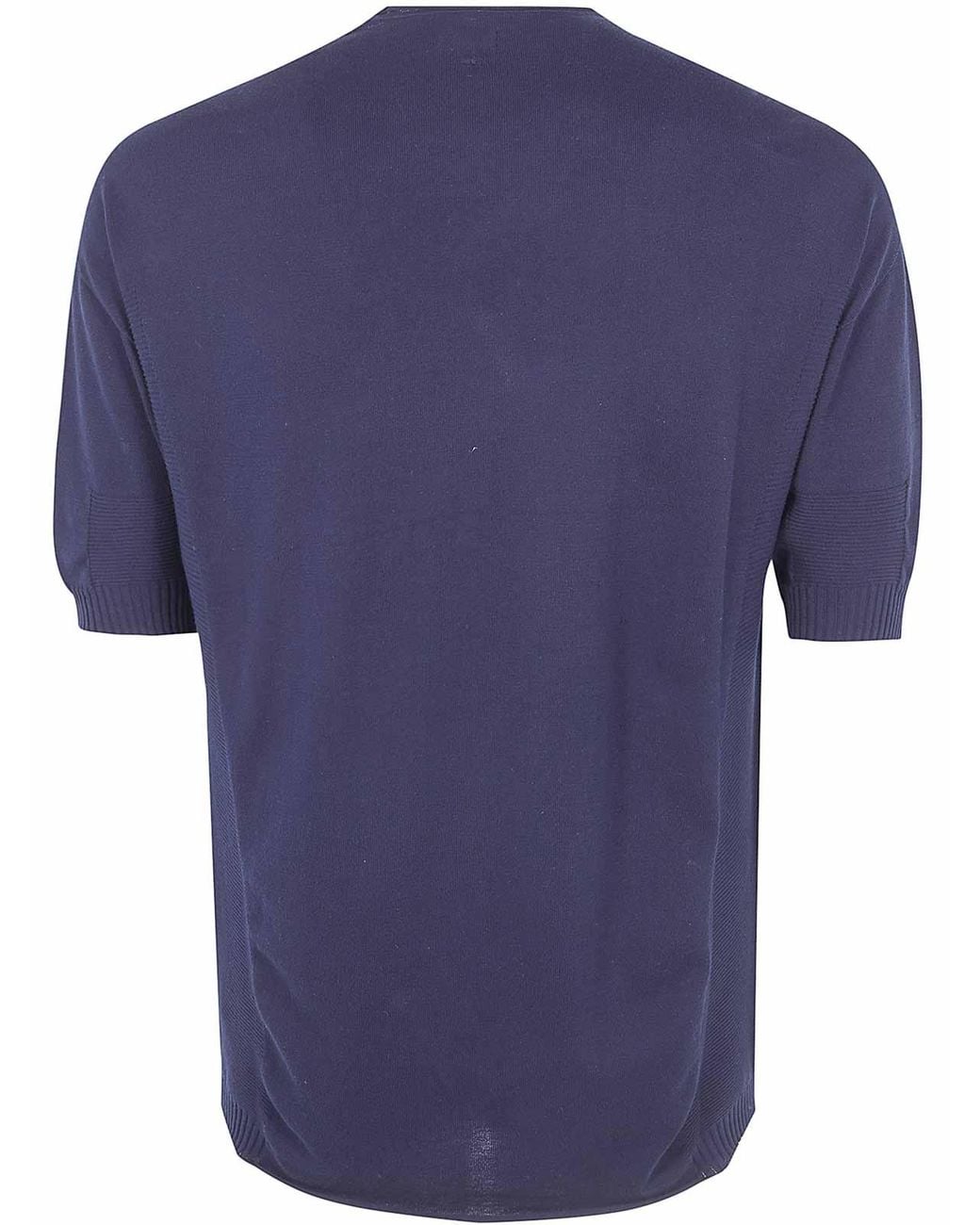 MD75 Blue Light Cotton Boxi Short Sleeves Sweater for men