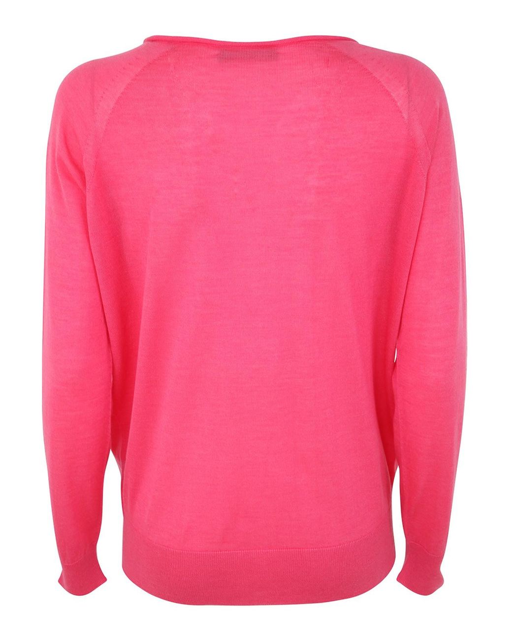 Nuur Pink Wide Neckline Pullover