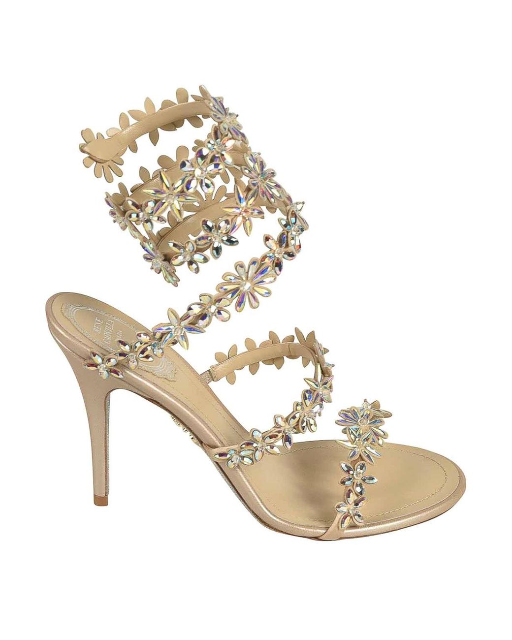 Rene Caovilla Metallic Sandals