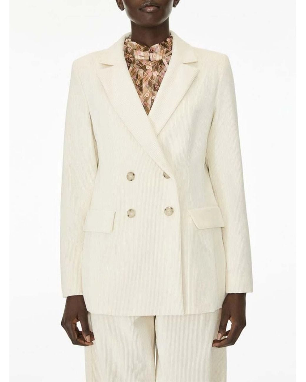 Blazer iBluse en coloris White