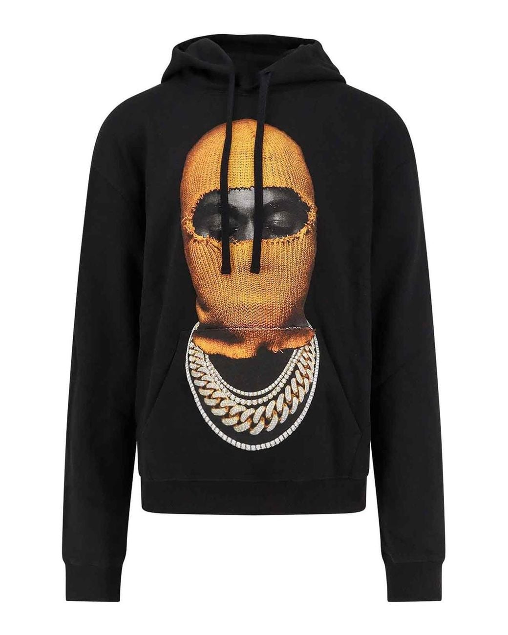 Ih Nom Uh Nit Black Cotton Sweatshirt for men