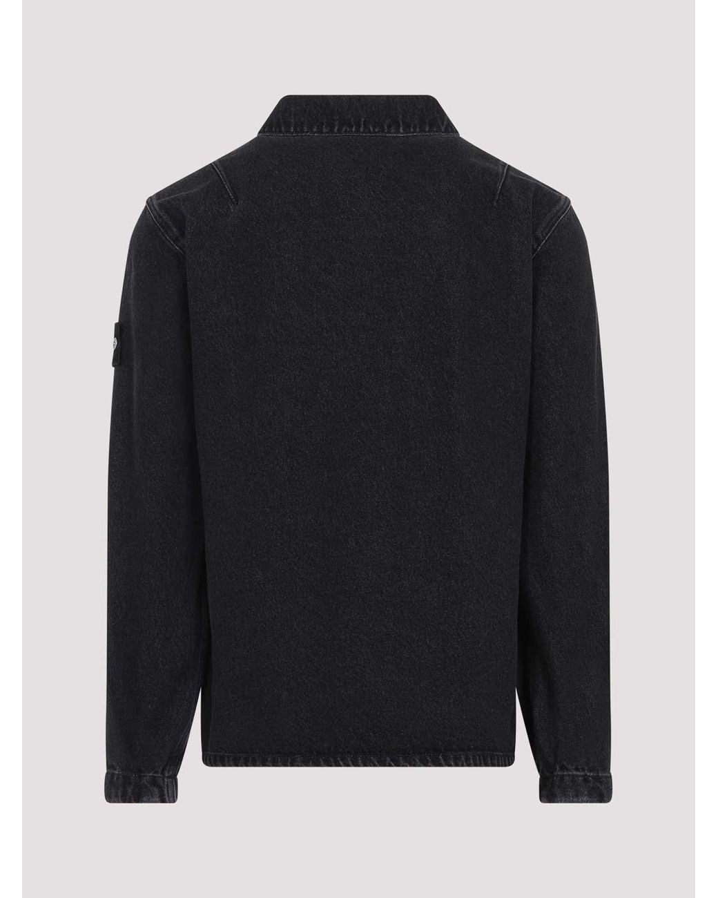 Stone Island Blue Shirt Jacket for men