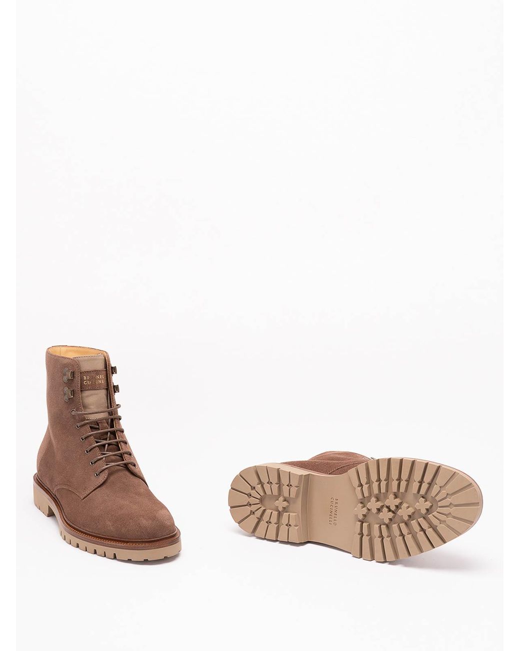 Brunello Cucinelli Brown Boots for men