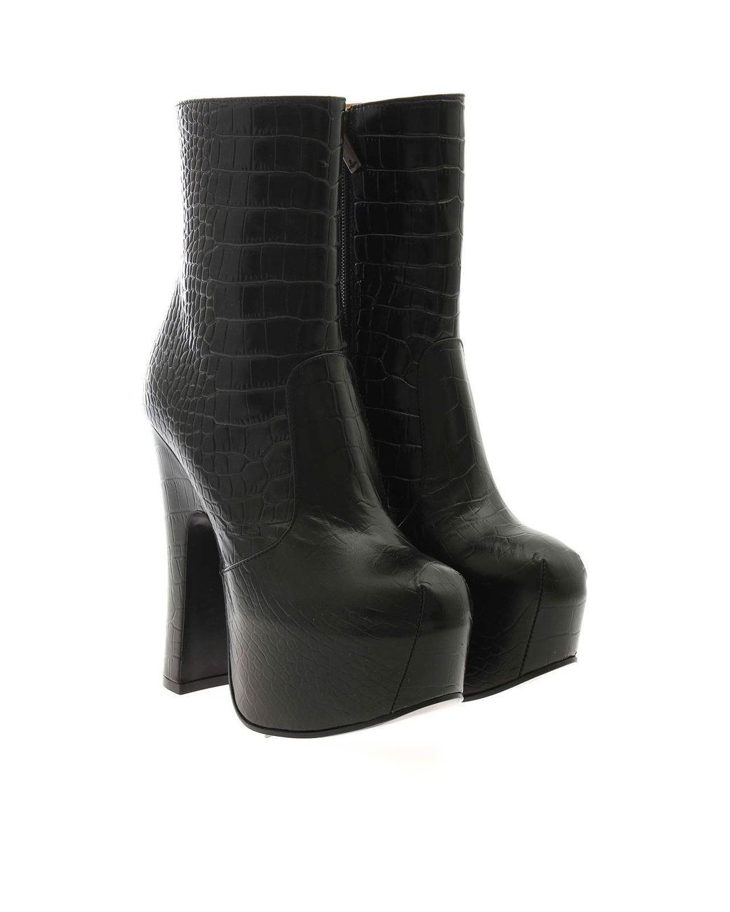 Vivienne Westwood Black Elevated Ankle Boots