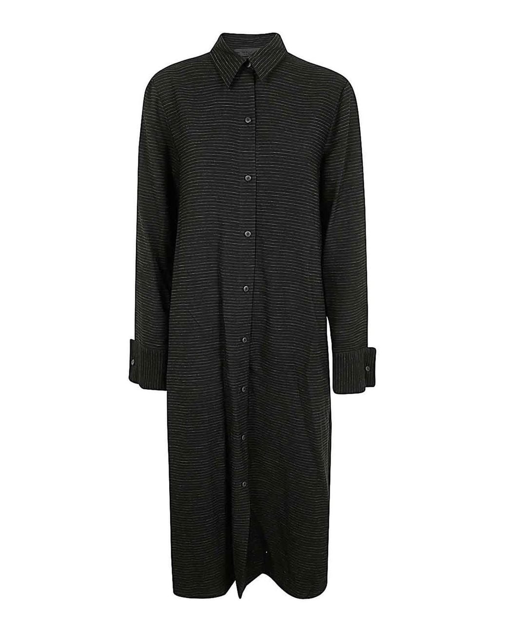Maria Calderara Black Shirt Dress